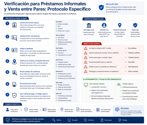 Verificación para Préstamos Informales y Venta entre Pares: Protocolo Específico