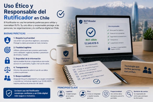 Uso Ético y Responsable del Rutificador en Chile